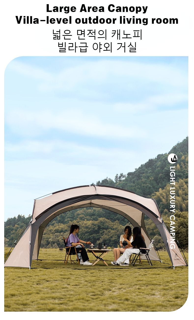 Cheap Goat Tents MOUNTAINHIKER 8 10Person Outdoor Camping Dome Tents Light Luxury Round Big Canopy Large Awning Pergola Tent   